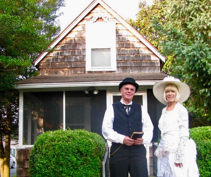 Roger and Patricia Truitt portray the Rev. Robert Todd, founder of Rehoboth Beach, and Anna Hazzard, the state’s first female real estate broker. SUBMITTED PHOTO